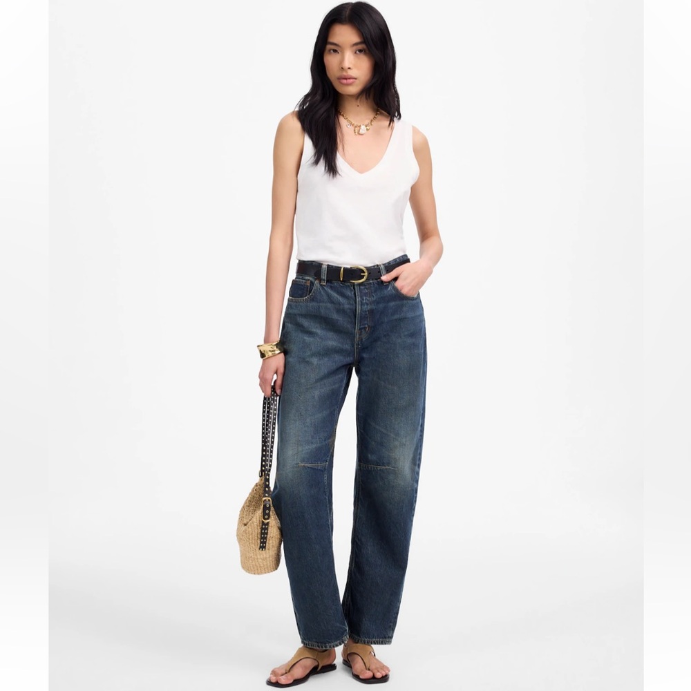 Madewell Women's Darted Barrel Leg Jeans